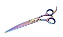 GEIB Kiss Rainbow Hundeschere 21 cm gebogen KG-R-85C