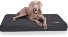 Knuffelwuff Juna orthopädische Hundematte, 78x65cm, schwarz
