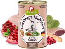 GranataPet Lieblings Mahlzeit Nassfutter mit Ente & Gans