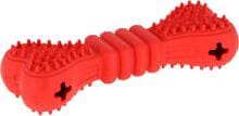 KERBL Pet ToyFastic fillable dog toy, red, bone, 17cm