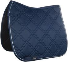 Cuscinetto da sella HKM Bologna, blu scuro, dressage per pony
