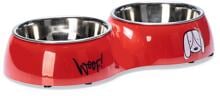 Karlie Jairo Kunststoff Doppelnapf, rot, 2x480ml