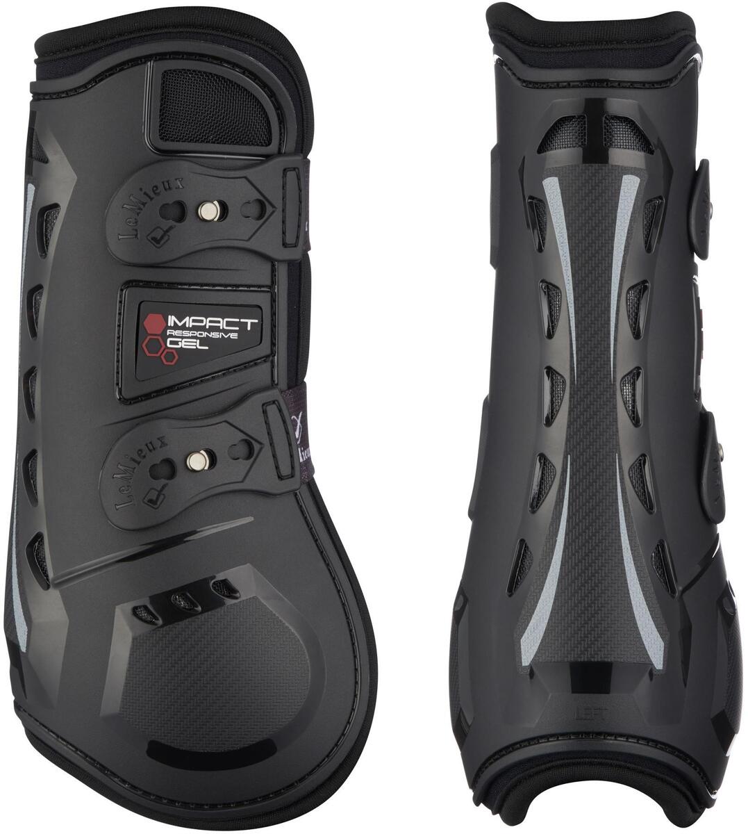 LeMieux Impact Responsive Tendon Gamaschen, schwarz, L