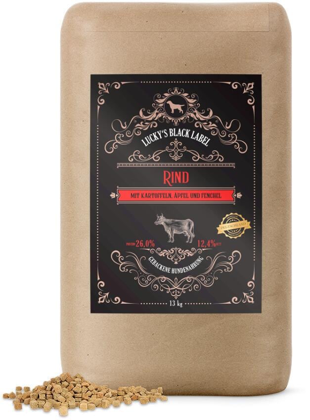 Black Label | mit Rind | getreidefreies Hundefutter | 6 kg