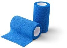 KRUUSE Vet-Flex Bandage, blau, 10cmx4,5m, 10 Stück
