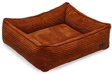 Designed By Lotte Ribbed lounger bed, terra, 65x60x20cm