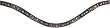 HKM Sparkle browband, brown/rose gold, pony
