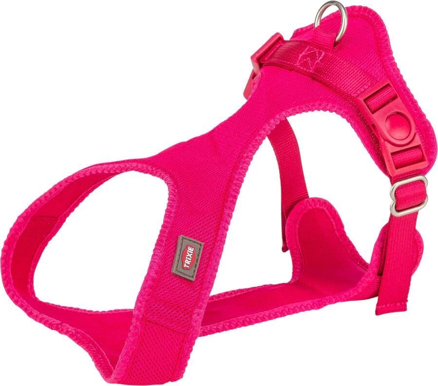 Trixie Comfort Soft Touren-Geschirr, S, 33-50cm/20mm, fuchsia