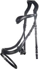 Snaffle anatomico HKM, nero