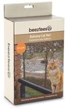 beeztees Balkon-Katzennetz, transparent, 6x3m