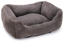 beeztees Kadi letto per gatti, peluche, grigio, 47x37x18cm