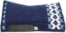 Sottosella western "Contour Star Show" di Pool, 34x36, blu/bianco