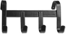 Waldhausen Trensenhalterleiste, 4 Haken, schwarz