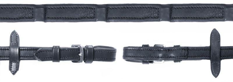 Schockemöhle Durasoft Wide SP Zügel, WB, black/silver