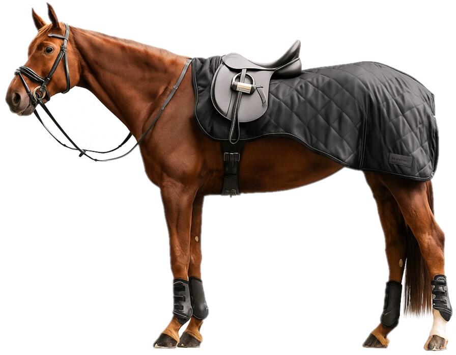 Waldhausen Exclusive Nierendecke, schwarz, Pony