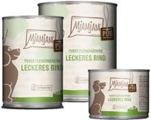 Mjamjam Nassfutter Rind Pur