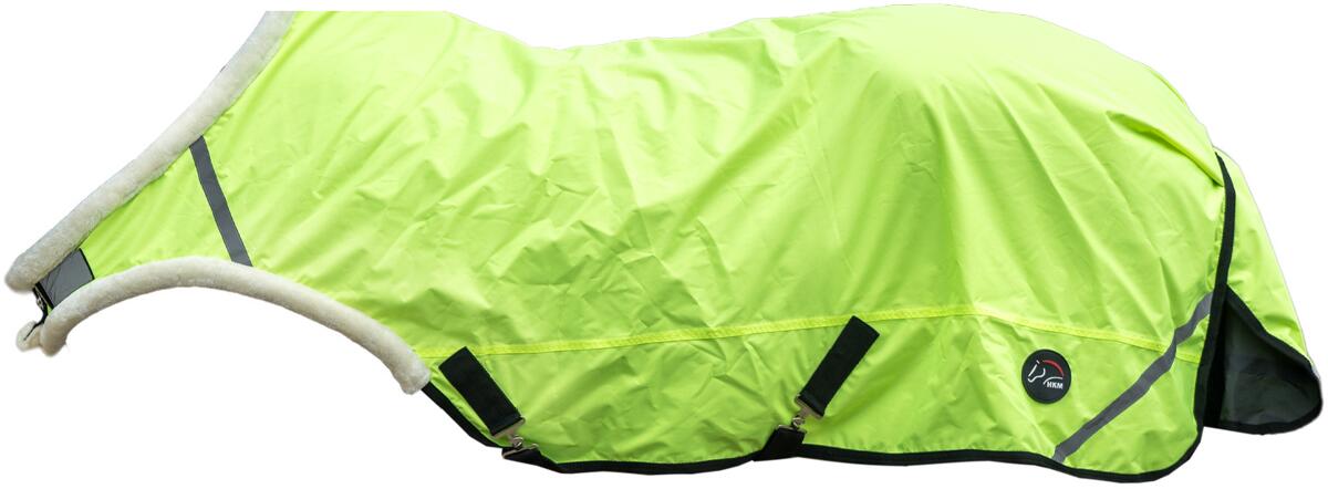 HKM Reflective Führanlagendecke, neon gelb, 145cm