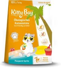 Kitty Bay Pawperol Spritz Katzenstreu, Tofu und Maniok, 10L