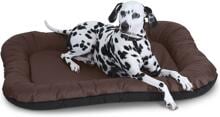 Knuffelwuff Lucky Indoor- und Outdoor-Hundebett, 140x105cm, braun