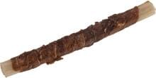 KERBL Pet Rinderhaut Grillfackel Kausnack mit Ente, 20cm, 60g