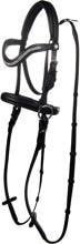 HKM Funny Horses Snaffle senza morso per cavalli di legno, nero, Shetty