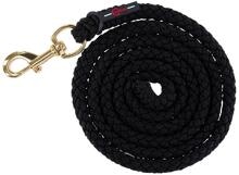 Corda di piombo Covalliero TopLine, nera, moschettone