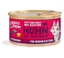 Edgard Cooper Senior Nassfutter, Huhn & Truthahn, 18x85g