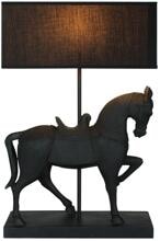 Lampada per cavalli Happy House, in piedi, nera, 35,5x13,5x55,5 cm