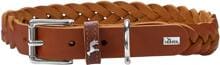 HUNTER Solid Education Special Halsband, cognac, S, 45cm