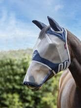 LeMieux ArmourShield Pro Fly Mask, Full, navy/grey, XS