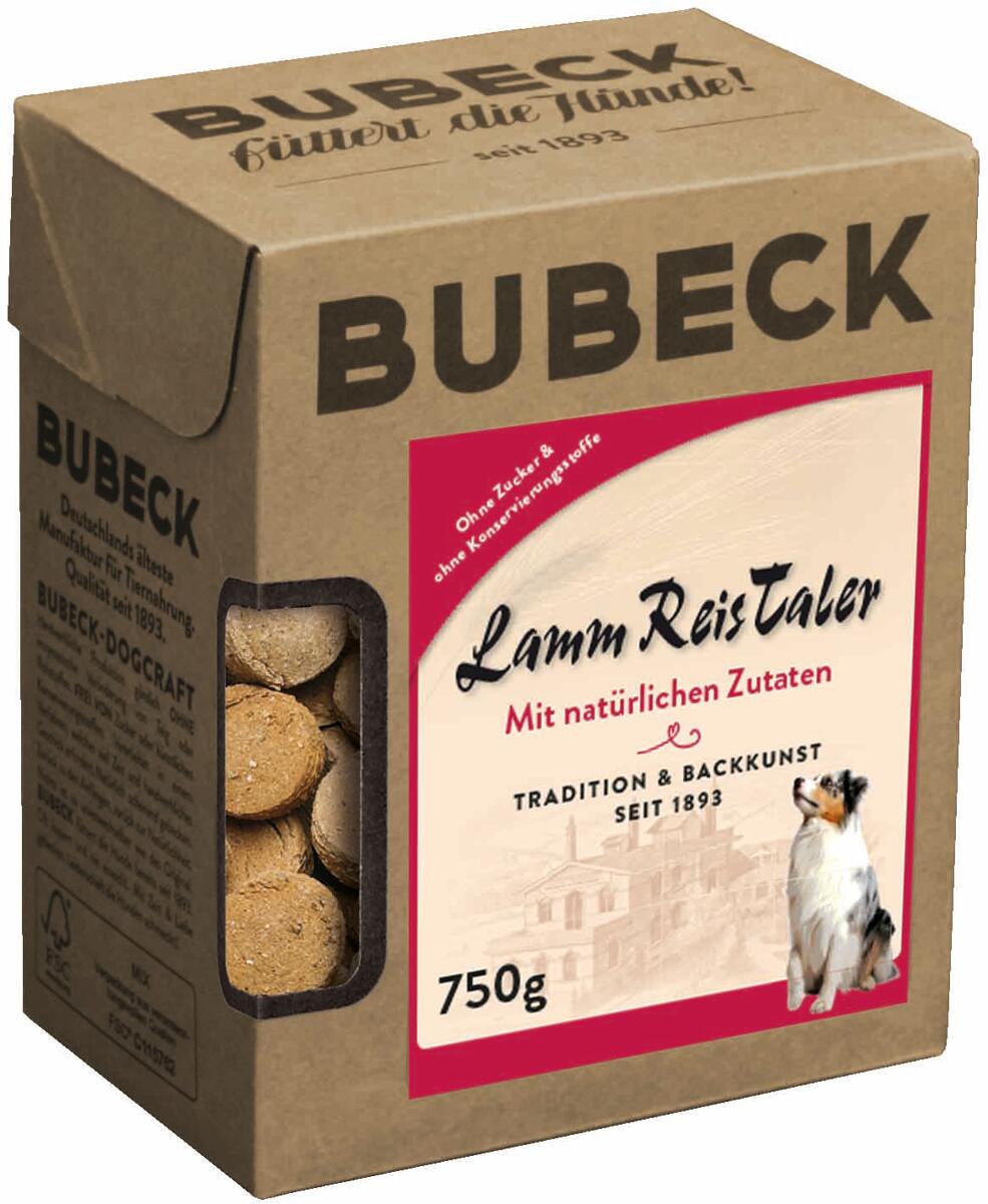 Bubeck Lamm-Reis-Taler Hundekuchen, 0,75kg