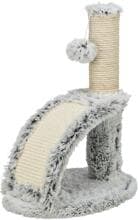 Trixie Junior scratching post Winnie with brush, 43cm, white-black