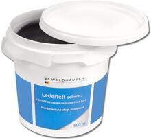 Grasso per cuoio Waldhausen, 500 ml, nero