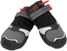 Kurgo Blaze Cross dog shoes, black/grey, size S, 2 pairs