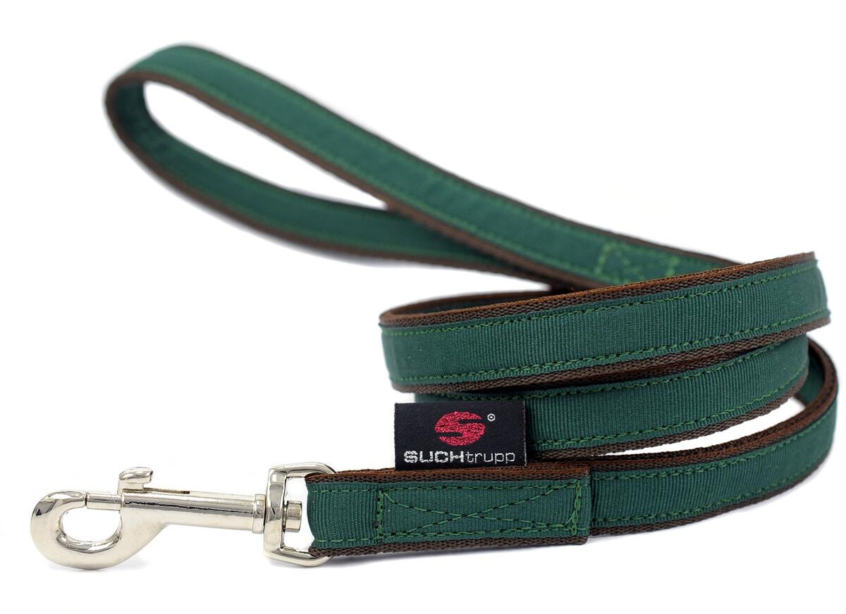 SUCHtrupp Pure Führleine Country, dunkelgrün, S