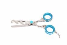 EHASO Revolution Pawmaster KEYFLOW Linkshand Modellierschere, 13cm, 14er Zahnung