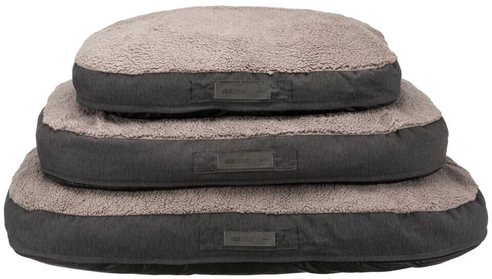 Trixie Bendson Vital Kissen, oval, 120x85cm, dunkelgrau/hellgrau