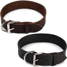 Karlie Rondo Leder Hundehalsband mit Zugentlastung
