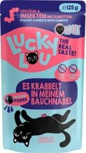 Lucky Lou Lifestage Adult Nassfutter mit Geflügel & Insekten, 16x125g