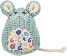 Topo Trixie, seduto, tessuto, erba gatta, 11 cm