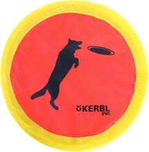 KERBL Pet Frisbee, nylon, red/yellow, Ø24cm