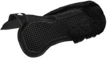 Acavallo Withers Free Hexa Gel Pad, flat, lambskin edging, one size, black