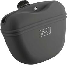 HUNTER Lugo - Sacchetto porta snack in silicone, antracite, taglia S