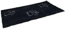 D.GS Dirty Dog Runner Türmatte, schwarz, 152x76cm