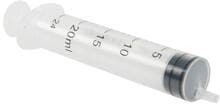Siringa monouso KRUUSE, eccentrica, a 3 componenti, attacco Luer, 20-24 ml