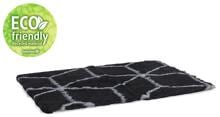 cuscino per sdraio beeztees Eco Drybed Qub Bench, nero/grigio, 109x69cm