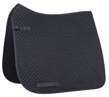 Sella HKM, trapuntata piccola, nera, dressage purosangue/sangue caldo