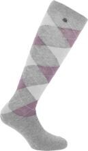 Calzini EQUITHÈME Argyle, grigio/viola, 39-41