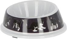 KERBL Pet Kunststoffnapf, Katze, grau/weiß, 140ml
