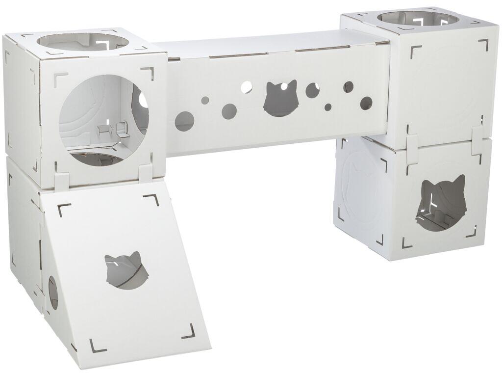 Trixie Finca Felice Katzenmöbel, Pappe, weiß, 125x62x62cm